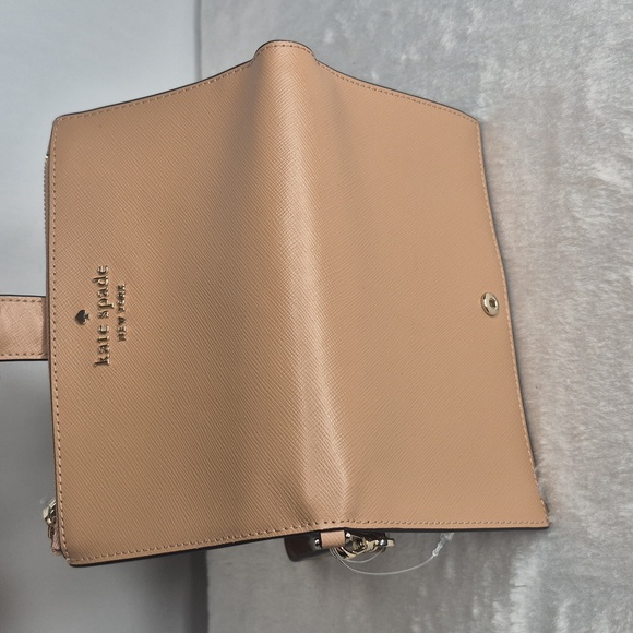 Kate Spade Tan Leather Wristlet - Picture 8 of 16